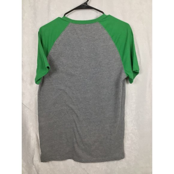 American Eagle Outfitters Mens T Shirt Size S Gray Green Short Sleeve 2 Button - Picture 3 of 7
